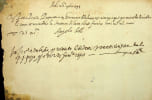 Pi&egrave;ce (autographe ?) sign&eacute;e. Angelo Velli (ca.1540-1622), oratorien, un des premi&egrave;res disciples de Saint Philippe N&eacute;ri qui &eacute;tait son confesseur, ...
