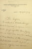 Lettre autographe sign&eacute;e. Fernand Pottier (1838-1922), pr&ecirc;tre, arch&eacute;ologue, fondateur et pr&eacute;sident de la Soci&eacute;t&eacute; arch&eacute;ologique du Tarn-et-Garonne. 