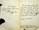 Lettre autographe sign&eacute;e &agrave; Dupin ain&eacute;. Louis-&Eacute;douard Besson (1783-1865), homme politique, pair de France, pr&eacute;sident du conseil municipal de Paris, ...
