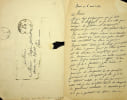Lettre autographe sign&eacute;e &agrave; Dupin ain&eacute;. Prosper Jolly (1800-1879), paysagiste fran&ccedil;ais, dessinateur de parcs, &eacute;l&egrave;ve et collaborateur du fameux compte ...
