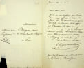 Lettre autographe sign&eacute;e &agrave; Dupin ain&eacute;. Fran&ccedil;ois-Regnault Nitot (1779-1853), joailler de Napol&eacute;on Ier et de Jos&eacute;phine de Beauharnais. 