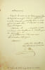 Lettre autographe sign&eacute;e &agrave; Dupin ain&eacute;. Jean-Baptiste Lafon (1764-1849), m&eacute;decin, chirurgien, directeur de l'hospice des incurables pour femmes &agrave; ...