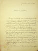 Lettre autographe sign&eacute;e &agrave; Dupin ain&eacute;. Jean-Baptiste Lafon (1764-1849), m&eacute;decin, chirurgien, directeur de l'hospice des incurables pour femmes &agrave; ...