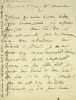 Lettre autographe sign&eacute;e. Charles Timbal (1821-1880), peintre, collectionneur, critique d'art. 