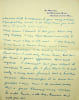Lettre autographe sign&eacute;e. R.S. Bloomfield (?-1970), membre anglais de la soci&eacute;t&eacute; th&eacute;osophique. 