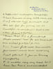 Lettre autographe sign&eacute;e. R.S. Bloomfield (?-1970), membre anglais de la soci&eacute;t&eacute; th&eacute;osophique. 