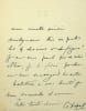Lettre autographe sign&eacute;e. Charlotte Rougeault de La Fosse dite Mademoiselle Dupont (1791-1864), actrice, soci&eacute;taire de la Com&eacute;die-Fran&ccedil;aise.  