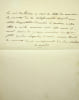 Lettre autographe sign&eacute;e. Charles Fran&ccedil;ois Riffardeau, marquis de Rivi&egrave;re (1763-1828), militaire, diplomate, homme politique, duc de Rivi&egrave;re en 1825. 
