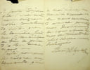 Lettre autographe sign&eacute;e. Rose Blaze de Bury (1813-1894), femme de lettres britannique, &eacute;pouse d'Henri, po&egrave;te, compositeur. 