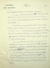 Manuscrit autographe sign&eacute;. Pierre Cazals (1853-1946), homme politique, d&eacute;put&eacute; de l'Ari&egrave;ge. 