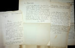 Manuscrit autographe sign&eacute; et Lettre autographe sign&eacute;e. Jean Appleton (1868-1942), avocat, professeur de droit, ardent dreyfusard, fondateur de la ...