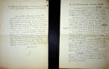 Manuscrit autographe sign&eacute; et Lettre autographe sign&eacute;e. Jean Appleton (1868-1942), avocat, professeur de droit, ardent dreyfusard, fondateur de la ...