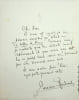 Lettre autographe sign&eacute;e &agrave; L&eacute;o Pold&egrave;s. Maurice Rostand (1891-1968), po&egrave;te, &eacute;crivain.
