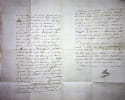 Lettre sign&eacute;e. Jean-Baptiste Maur Meyer (1768-1802), g&eacute;n&eacute;ral suisse ayant servi en France, mort &agrave; Saint Domingue. 