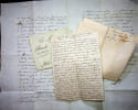 Lettre sign&eacute;e. Jean-Baptiste Maur Meyer (1768-1802), g&eacute;n&eacute;ral suisse ayant servi en France, mort &agrave; Saint Domingue. 