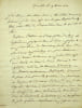Lettre autographe sign&eacute;e &agrave; Olympe de Bianchi. Louis-Joseph de Morard d'Arc&egrave;s (1766-1845), marquis, page du comte d'Artois, capitaine de cavalerie.