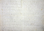 Lettre autographe &agrave; Olympe de Bianchi. Louis-Apollinaire de La Tour du Pin-Montauban (1744-1807), &eacute;v&ecirc;que de Nancy, archev&ecirc;que d'Auch puis de Troyes. 