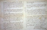 Lettre autographe sign&eacute;e au comte de Clarac. Antoine-Henri-Fran&ccedil;ois Corrard de Br&eacute;ban (1792-1871), historien de l'Aube, Troyes. 