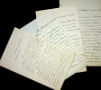 Lettre autographe sign&eacute;e (lot de 4). Julien Combe (1790-1869), officier de cavalerie, bonapartiste, emprisonn&eacute; pour conspiration bonapartiste sous la ...