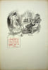 Gravure - Menu - tirage sur v&eacute;lin d'Arches. Albert Robida (1848-1926), illustrateur, caricaturiste, graveur, &eacute;crivain. 
