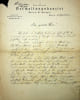 Lettre sign&eacute;e. Victor Silberer (1846-1924), &eacute;crivain autrichien, homme politique, pionnier de l'aviation. 