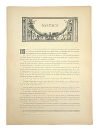 "RECUEIL DE DESSINS DE TAPIS ET DE TAPISSERIES D'AMEUBLEMENT DU MOBILIER DE LA COURONNE".