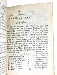 "CALCUL DRESSE SUR LES DECLARATIONS DU ROY EN FORME DE TARIF, DES 20 AVRIL 1694 ET 19 MARS 1696. POUR LA PERCEPTION DES DROITS DU CONTROLE DES CONTRACTS ET DES ACTES DES NOTAIRES...".