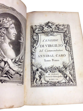L'ENEIDE DI VIRGILIO DEL COMMENDATORE ANNIBAL CARO.. VIRGILE (Vergilius Publius Maro).