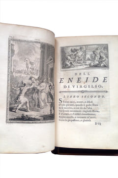 L'ENEIDE DI VIRGILIO DEL COMMENDATORE ANNIBAL CARO.. VIRGILE (Vergilius Publius Maro).