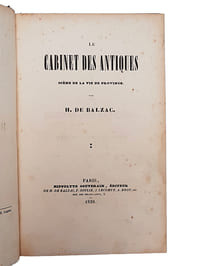 "LE CABINET DES ANTIQUES SCENE DE LA VIE DE PROVINCE".