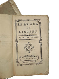 "LE HURON OU L'INGENU...".
