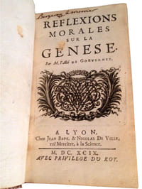 REFLEXIONS MORALES SUR LA GENESE.