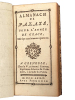 "ALMANACH DE PALAIS, POUR L'ANNEE DE GRACE 1774".. 