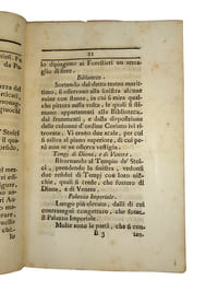 "VIAGGIO DA ROMA A TIVOLI. CONCERNENTE LE NOTIZIE PIU' ESATTE DE' MONUMENTI ILLUSTRI DI QUELLA CITTA' CON L'AGGIUNTA DELLA VILLA ADRIANA, E DELLA VILLA D'ORAZIO FLACCO IN SABINA TIBURTINA, RAGGUAGLIATE, E DISPOSTE DA ANDREA MANAZZALE".