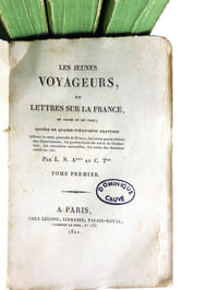 "LES JEUNES VOYAGEURS, OU LETTRES SUR LA FRANCE EN PROSE ET EN VERS... ORNEES DE QUATRE-VINGT-HUIT GRAVURES...".