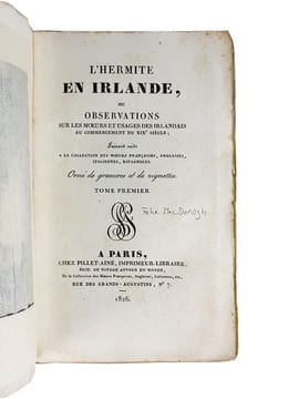 "L'HERMITE EN IRLANDE, OU OBSERVATIONS SUR LES MOEURS ET USAGES DES IRLANDAIS AU COMMENCEMENT DU XIX SIECLE".. JOUY Etienne DE - JAY ...