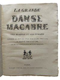 "LA GRANDE DANSE MACABRE DES HOMMES ET DES FEMMES...".