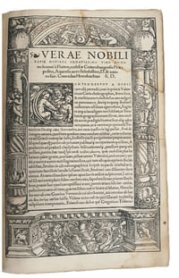 "EN TIBI LECTOR STUDIOSE STRABONIS GEOGRAPHICORUM COM(M)E(N)TARIOS, OLIM A GUARINO VERONESE...".