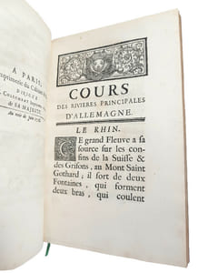 "COURS DES PRINCIPAUX FLEUVES ET RIVIERES DE L'EUROPE...".