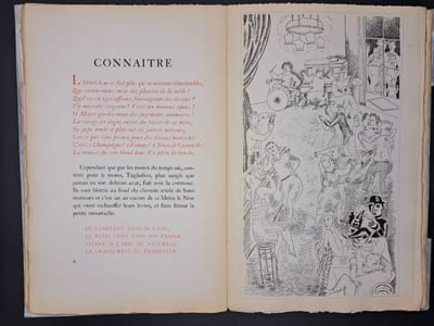Les noces exemplaires de Mie Saucée ou les nouvelles métamorphoses de MM. Quasi , Total , Agénor de Jussieu et frère Gabier sous les controle et presidence de l'homme qui bêche.