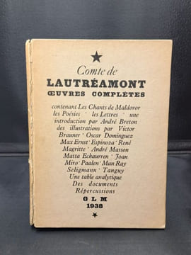 Oeuvres complètes du Comte de Lautréamont contenant Les Chants de Maldoror -les Poésies - les Lettres -une introduction par André Breton. LAUTREAMONT ...