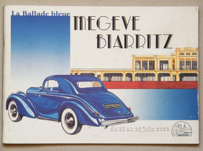 La Ballade bleue MEGEVE BIARRITZ 10e Megève Simplon du 18 au 25 juin 2000