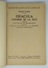 Dracula l’homme de la nuit. STOKER, Brahm [Bram]