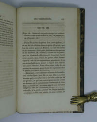 Des hommes célèbres de France au dix-huitième siècle, et de l’état de la Littérature et des Arts à la même époque ; par M. Goëthe : Traduit de l’allemand par MM. De Saur et de Saint-Géniés ; et suivi de notes des traducteurs, destinées à développer et à compléter sur plusieurs points importants les idées de l’auteur.