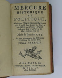 MERCURE HISTORIQUE ET POLITIQUE