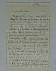 L.A.S. écrite au stylo à bille, adressée à Robert Caborgne, datée du 20 janvier 1960. Deux pages et demie ; papier quadrillé. 27×21 cm, dépliée.. ...