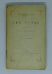 Poésie roumane. Les Doïnas, Poésies moldaves. Traduites par J.-E. Voïnesco.