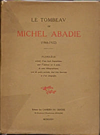 Le tombeau de Michel Abadie (1866-1922)
