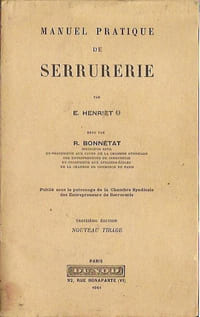 Manuel pratique de serrurerie