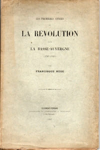 Les premières années de la Révolution dans la Basse-Auvergne (1787-1789) 